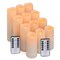 Flameless LED Candles with 10-Key Remote & Timer, Outdoor Indoor Waterproof Battery Operated Candles for Home/Wedding Décor, Exquisite Set of 12 (D2.2'' x H4''5''6''7'')
